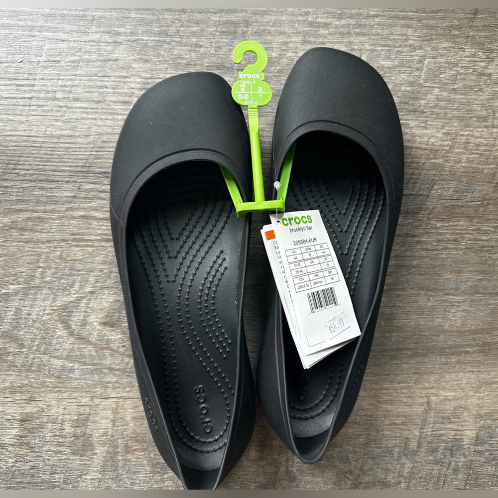 NWT Crocs Brooklyn flat (dress shoe!) size 8 - Picture 6 of 6